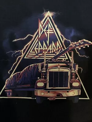 Def Leppard Vintage T Shirt Large • $10