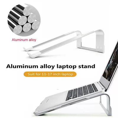 $13.39 • Buy Aluminium Portable Laptop Holder Stand Tray Riser For IPad MacBook Notebook