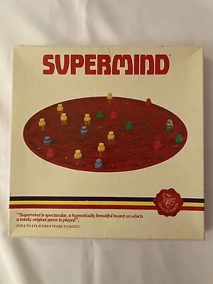 Vintage Supermind Game Complete From Makers Of Mastermind Invicta Games 1982 • £8