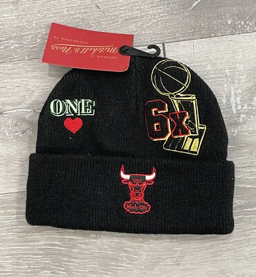 Chicago Bulls Mitchell And Ness Six Rings Championship Windy City Beanie • $24.99