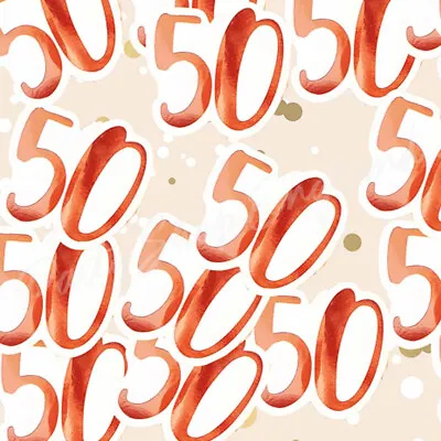 £4.39 • Buy Rose Gold 50th Birthday Decorations Tableware Sash Tiara Balloons Party Supplies