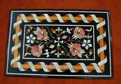 £462.18 • Buy 18 X 30 Inches Marble Entryway Table Top Pietra Dura Art Coffee Table For Office