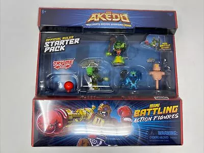 Akedo - Ultimate Arcade Warriors Starter Pack Mini Battling Action Figure 14239 • $15.99