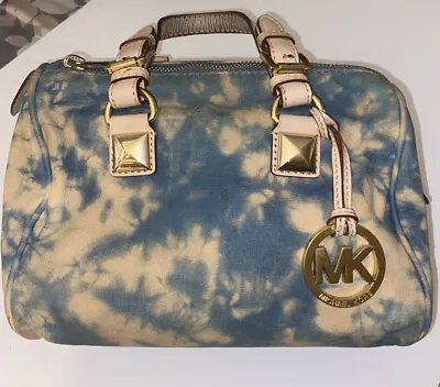 Michael Kors Blue Tie Dye Grayson Satchel • $120.50