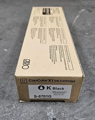 RISO S-6701G Genuine Black Ink Cartridge For ComColor X1 Production 2018 • $165
