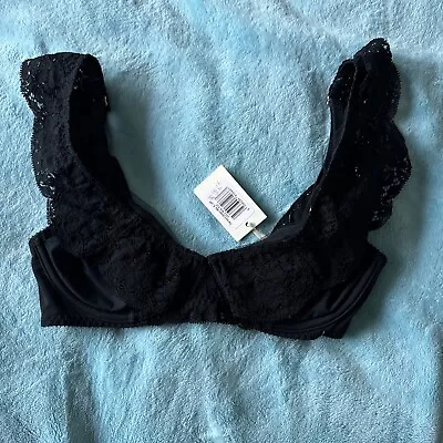 MYLA London Parsons Black Lace Details Bra Size 32 C NEW RRP £ 145 • £30