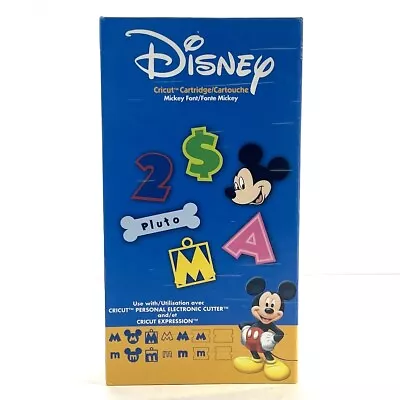 BRAND NEW ~ Cricut Cartridge ~ Disney Mickey Font ~ 29-0381 ~ FREE SHIPPING! • $21.99