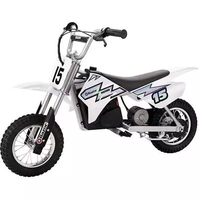 Razor MX400 Dirt Rocket 24V Electric Motocross Dirt Bike White (Open Box) • $274.54