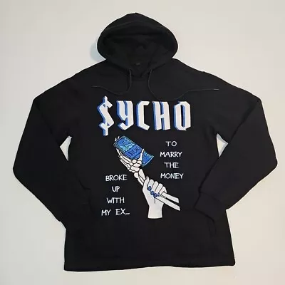 $ycho I Broke Up With My Ex...To Marry The Money Black Men Hoodie Embroidered L • $22.99