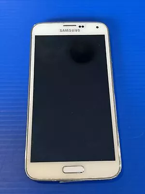 Samsung  Galaxy S5 SM-G900I - 16GB - Shimmery White Smartphone • $15.50