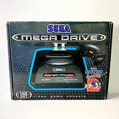 Sega Mega Drive II 2 Console + Box - Tested & Working - Free Postage • $199.88