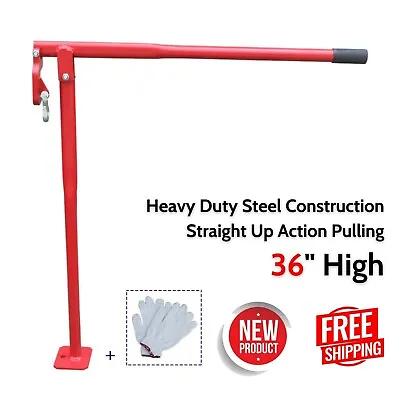 $103.91 • Buy Heavy Duty Metal T-Post Puller Removing Fence Stake Tree Stump Sign Post Pulling