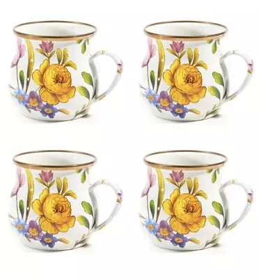 Mackenzie Childs Flower Market Mug Set Of 4 • $180