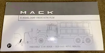 New Opn Bx 2001 First Gear 1:34 Scale Mack R-Model Dump Truck W/Plow Read Desc • $129.99