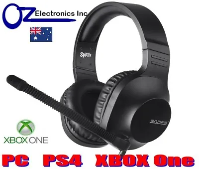 $25 • Buy SADES SA721 SPIRITS Gaming Headset Headphones Noise Cancel Mic Xbox One PS4 PC
