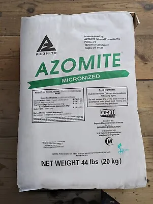 44 Pound AZOMITE Volcanic Ash Rock Dust Powder -67 Trace Minerals - Original Bag • $55