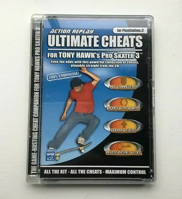 Action Replay Ultimate Cheats For Tony Hawk's Pro Skater 3 (PS2) • £6.99