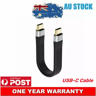 Short USB C Cable USB 3.1 Type C Fast Charging Data Cable 4k 60Hz USB C Video  • $9.49