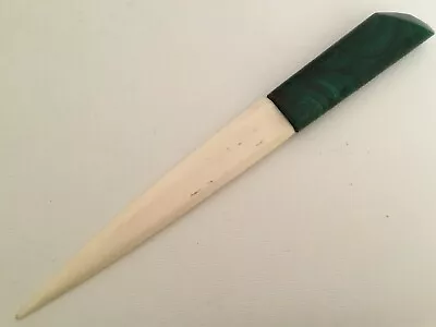 Antique Malachite Paper Knife  • $168.75