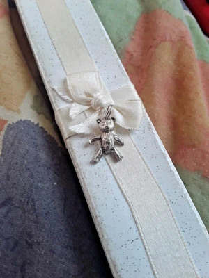 £14.99 • Buy Silver Charm Teddy Bear Articulated
