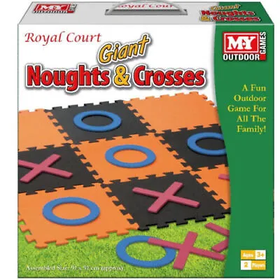 Giant Noughts And Crosses Garden Outdoor Family Fun Party Game Toy Kids New • £9.99
