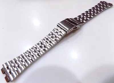 New Mens PEBBLE STEEL Smartwatch Silver Tone Stainless Steel Bracelet Watch Band • $13.57