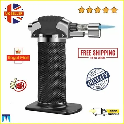 £8.89 • Buy Blow Torch Butane Flamethrower Refillable Lighter Culinary Cooking Baking Flame
