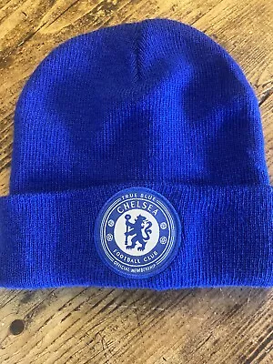 Bnwot Official Chelsea Football Club Wool Hat One Size • £10