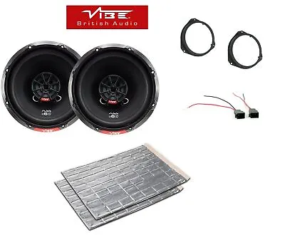 Vibe SLICK6 6.5  Coaxial Door Audio Speaker Upgrade Fits Vauxhall Corsa D 06-14 • £79.99