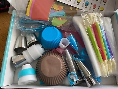 £10.97 • Buy Popolic Piping Tips Cake Decorating Supplies Kit Set Baking Kids 225 Pieces