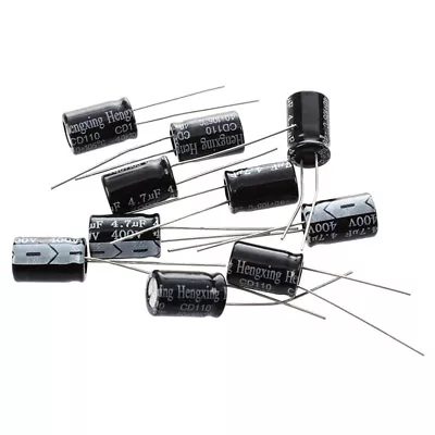 10 X 4.7uF 400V 105C Electrolytic Capacitor 8x12m Q3F2 • $8.85