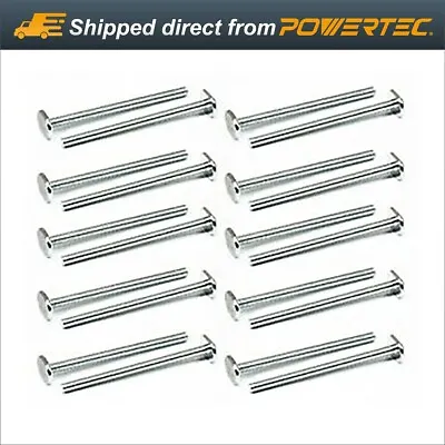 POWERTEC T-Slot 1/4  UNC-20 T-Bolt  3-1/2  Long X 20 Count 20 PK (QTB1006) • $15.99