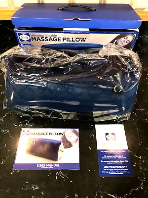 Sealy Vibrating Foldable Massage Pillow New SL-HW-MA-122-BL • $17.49