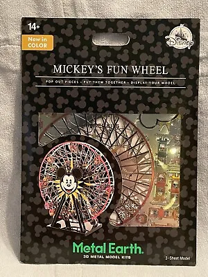 NEW Disney Parks Mickey's Fun Wheel In Color Metal Earth 3D Model Kits • $29.95