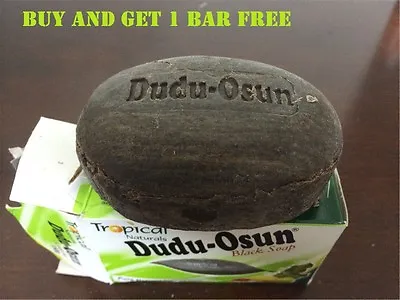 $18.95 • Buy GET 1 FREE!!!! On DUDU OSUN AFRICAN BLACK Tropical & Natural SOAP And Ships FR
