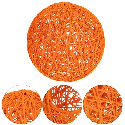 Rattan Chandelier Pendant Light Shade For Bedroom • £11.99