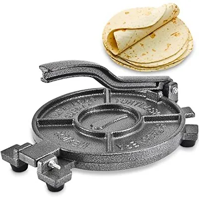 $71.07 • Buy 10in ARC Tortilla Press Cast Iron Tortilla Maker HeavyDuty Tortillera Pataconera