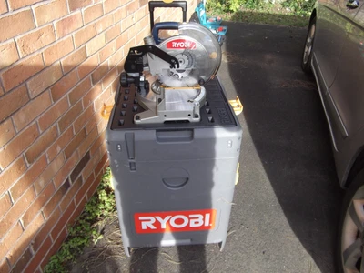 £170 • Buy Ryobi Csc-185 Compound Mitre Saw,18v Cordless Saw Work Station Trolley Tool Box.