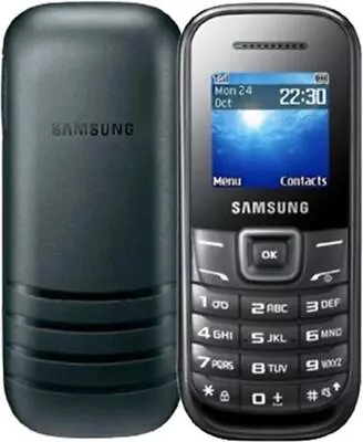 Samsung GT-E1200 Black Mobile Phone Unlocked To All Networks • £89.99