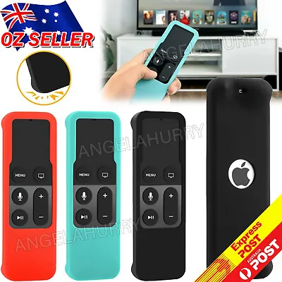 $6.29 • Buy For Apple TV (4th Gen)  Remote Controller Anti Dust Silicone Case Cover NEW