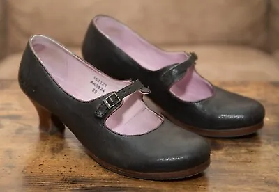 KICKERS Womens SHOES 8.5 ~ UK 39 Black Mary Jane Pumps • $19.99