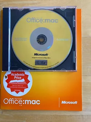 Microsoft Office X For Mac Academic • £19.99