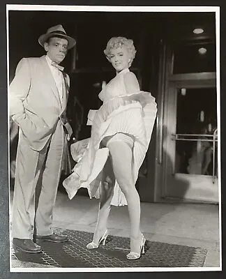 1955 Marilyn Monroe Original Photograph Seven Year Itch Press Photo Dress Candid • $700