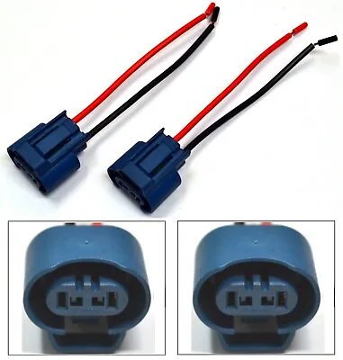 Wire Pigtail Female U 9005 HB3 Two Harness Head Light High Beam Connector Plug • $10.45