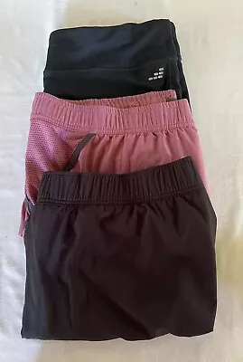 Lot Of 3 BCG Womens Athletic Elastic Drawstring Waist Lined Running Shorts SZ 2X • $21