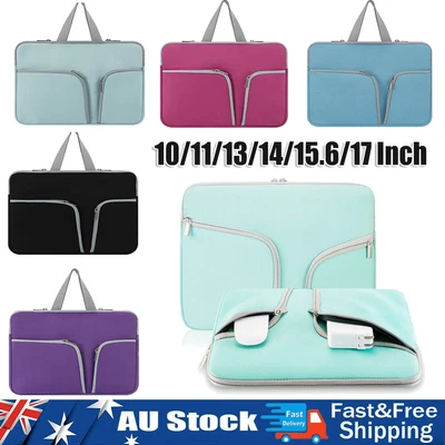 $16.14 • Buy Waterproof Laptop Sleeve Carry Case Bag For Macbook Lenovo 10 11 13 14 15.6 17 