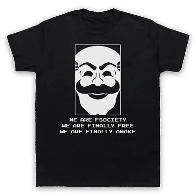 We Are Fsociety Unofficial Mr. Robot F Society Hacker Mens & Womens T-shirt • £17.99