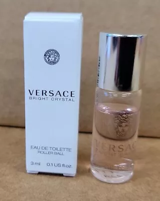 Versace Bright Crystal❤️Eau De Toilette Rollerball Mini Size 0.1 Oz / 3 Ml❤️ • $9.99