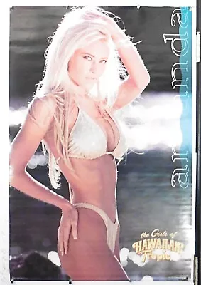 Amanda Henkel 24.25  X 36.25  Girls Of Hawaiian Tropic Rare Poster NOS (b624) • $18.99