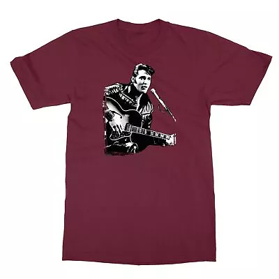 Elvis Presley Signature Vintage Music Rock Roll Men's T-Shirt • $19.99